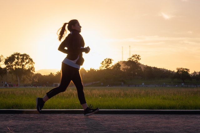 Woman running